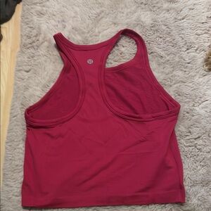 lululemon athletica Red Tank Top